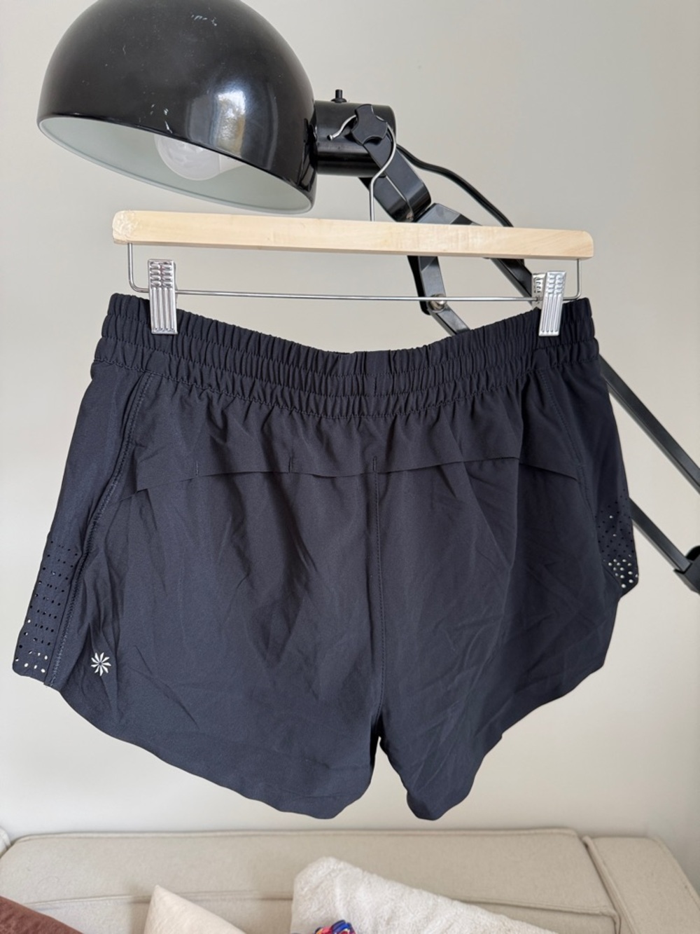 Athleta Black Women's Athletic Shorts with Elastic Waist Hustle 3” shorts‎ - Picture 9 of 11